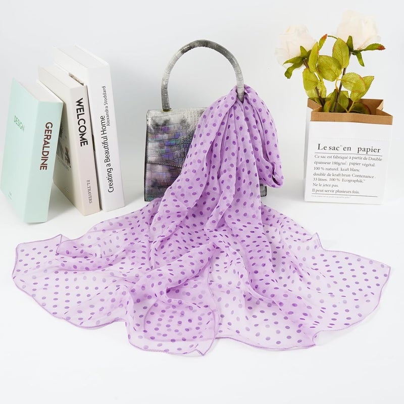E-Clover Herebuy - Unique Women's Floral Scarves: Chiffon Flowers & Birds Printed Scarf - Image 4
